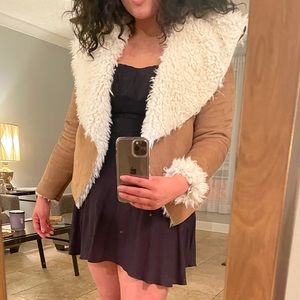 Faux Fur Cropped Jacket